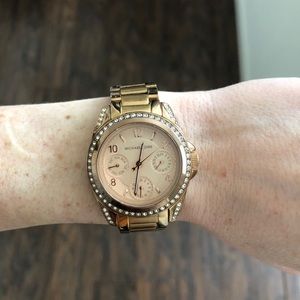 Michael Kors rose gold watch